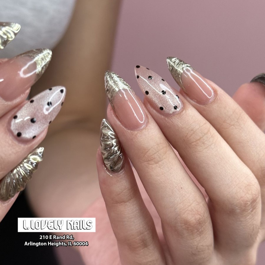 stunning nail by L.Lovely Nails 
